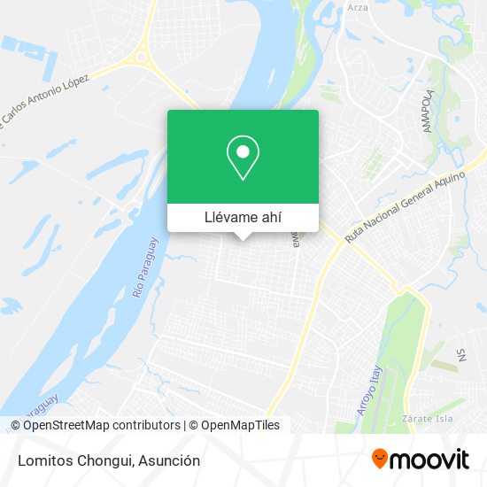 Mapa de Lomitos Chongui
