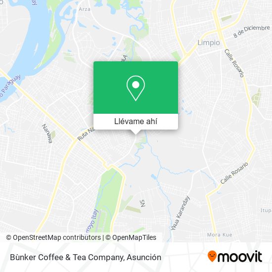 Mapa de Bùnker Coffee & Tea Company