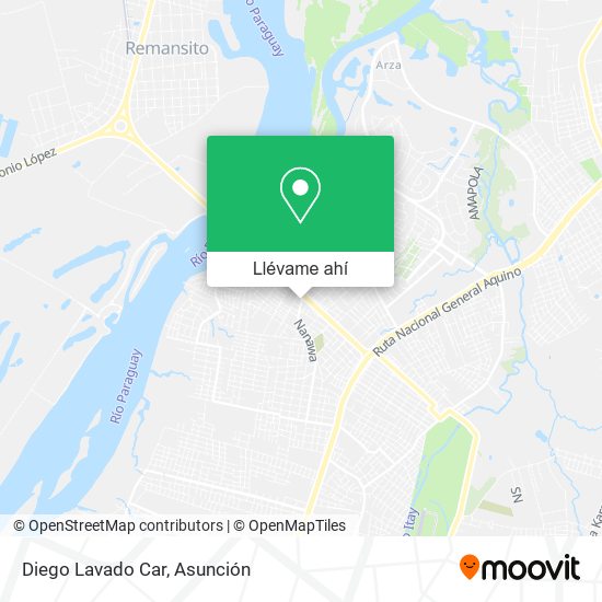 Mapa de Diego Lavado Car