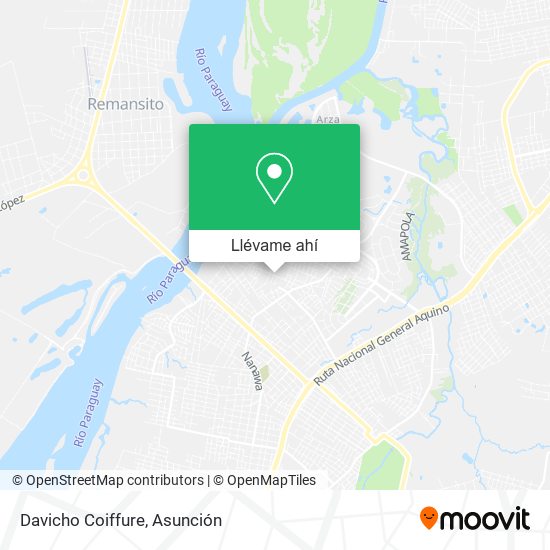Mapa de Davicho Coiffure
