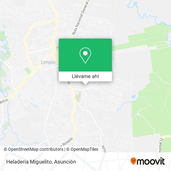 Mapa de Heladeria Miguelito