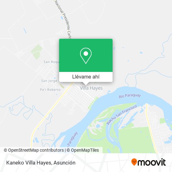 Mapa de Kaneko Villa Hayes