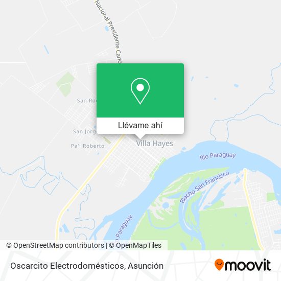Mapa de Oscarcito Electrodomésticos
