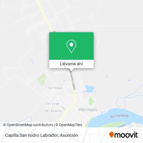 Mapa de Capilla San Isidro Labrador