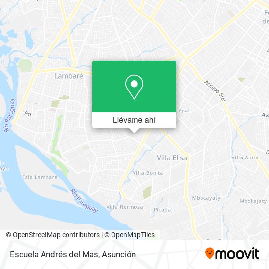 Mapa de Escuela Andrés del Mas