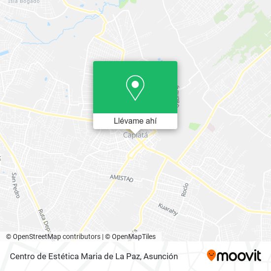 Mapa de Centro de Estética Maria de La Paz