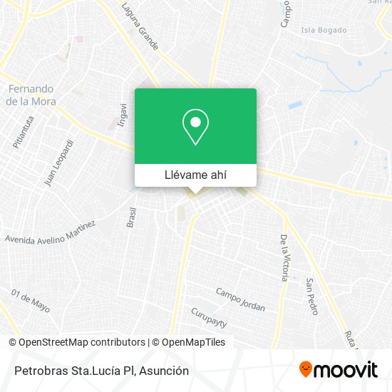 Mapa de Petrobras Sta.Lucía Pl