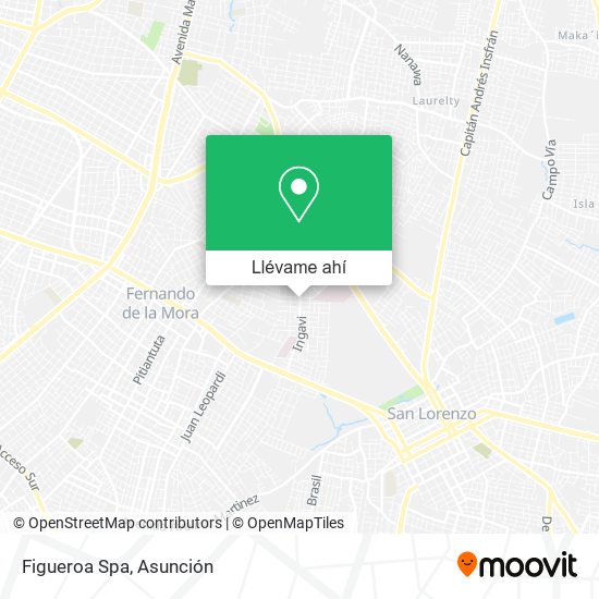Mapa de Figueroa Spa