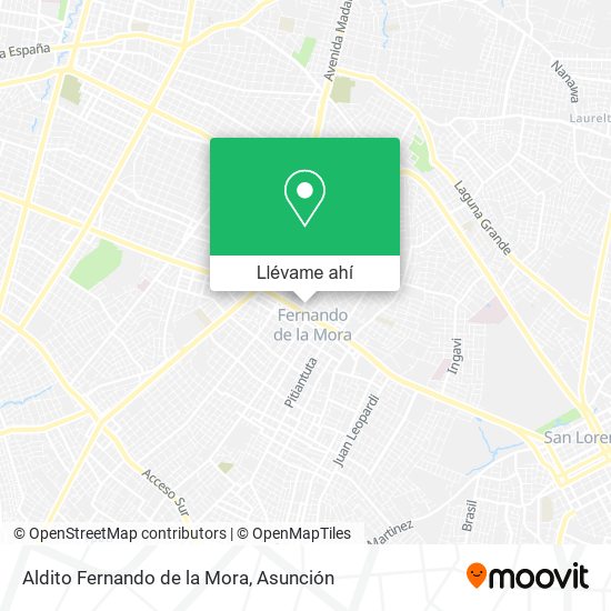 Mapa de Aldito Fernando de la Mora
