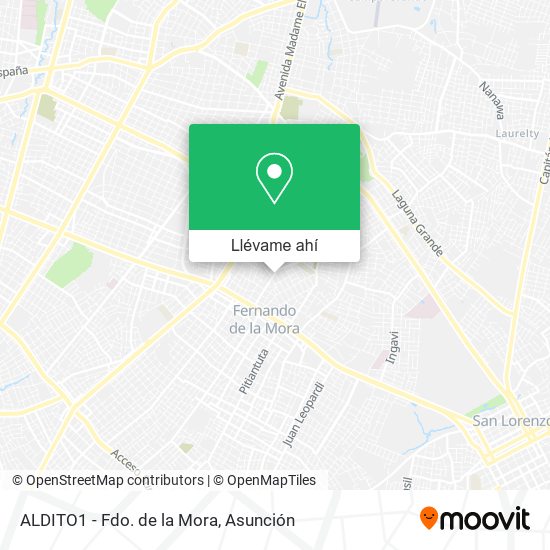Mapa de ALDITO1 - Fdo. de la Mora