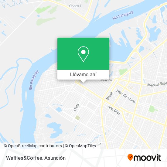 Mapa de Waffles&Coffee
