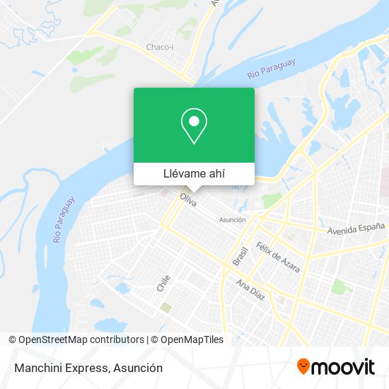 Mapa de Manchini Express