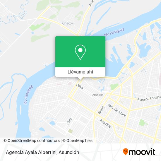 Mapa de Agencia Ayala Albertini