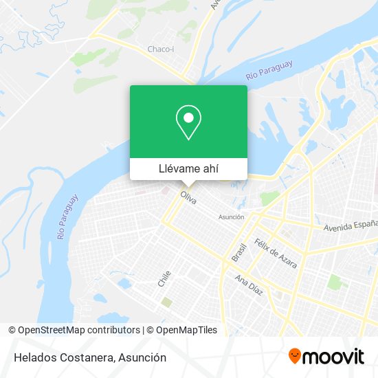 Mapa de Helados Costanera