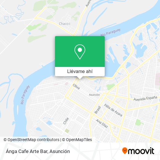 Mapa de Ánga Cafe Arte Bar