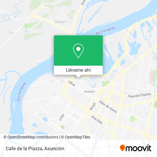 Mapa de Cafe de la Piazza