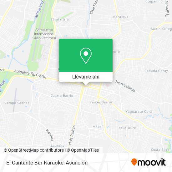 Mapa de El Cantante Bar Karaoke