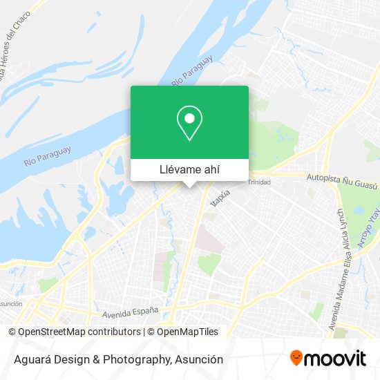 Mapa de Aguará Design & Photography