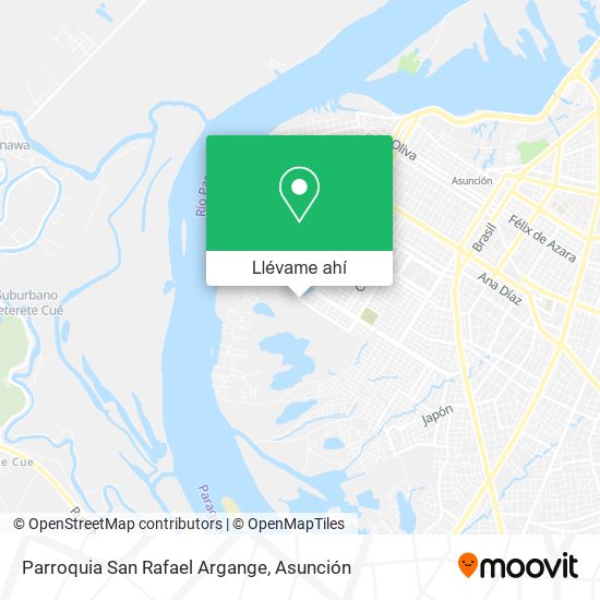 Mapa de Parroquia San Rafael Argange
