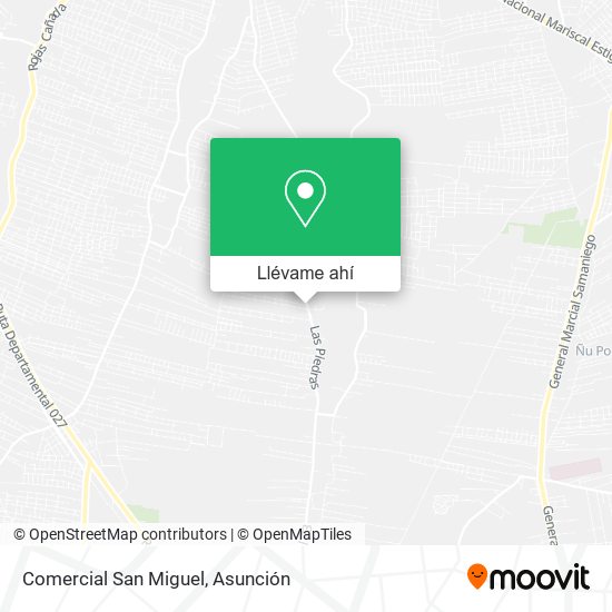 Mapa de Comercial San Miguel