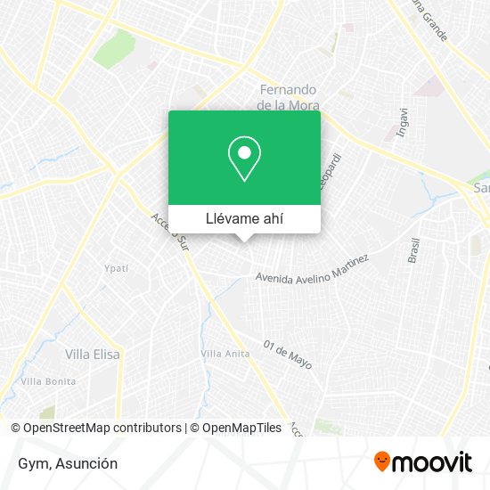 Mapa de Gym