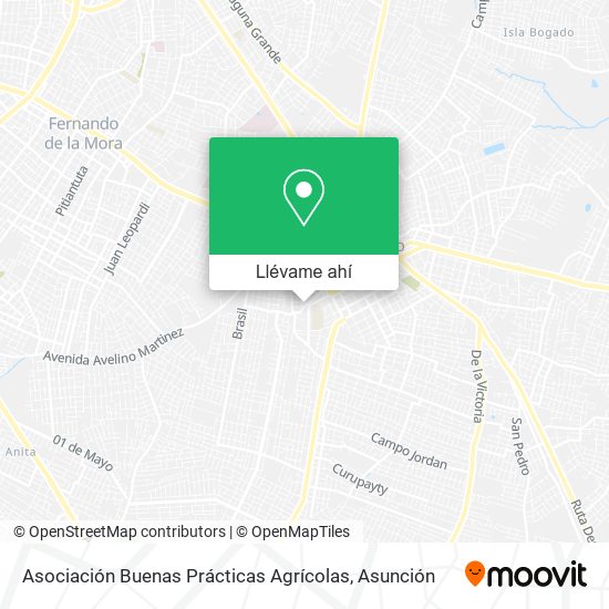 Mapa de Asociación Buenas Prácticas Agrícolas