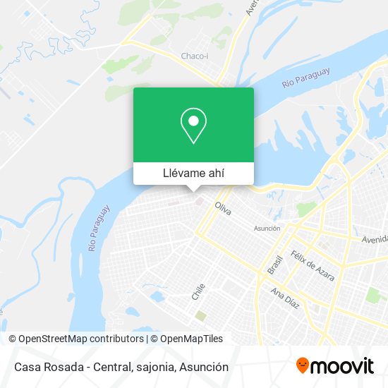 Mapa de Casa Rosada - Central, sajonia