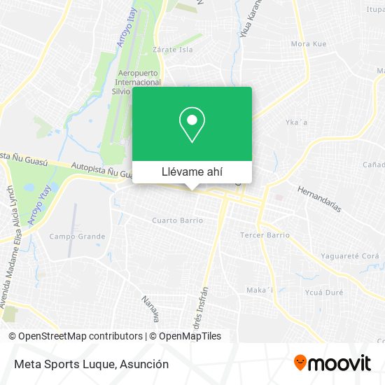 Mapa de Meta Sports Luque