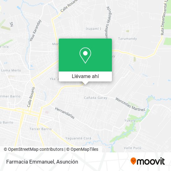 Mapa de Farmacia Emmanuel