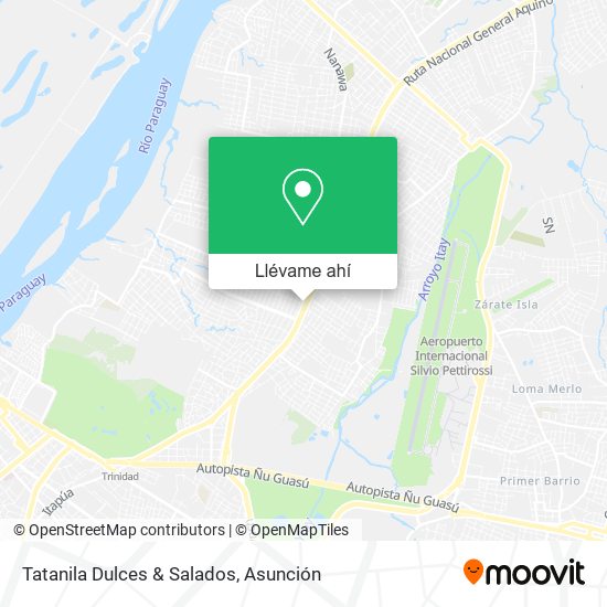 Mapa de Tatanila Dulces & Salados