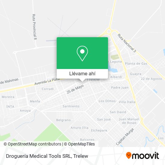 Mapa de Droguería Medical Tools SRL