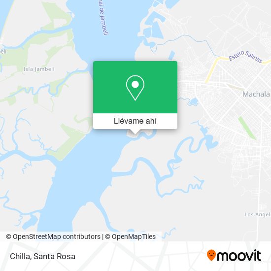 Mapa de Chilla