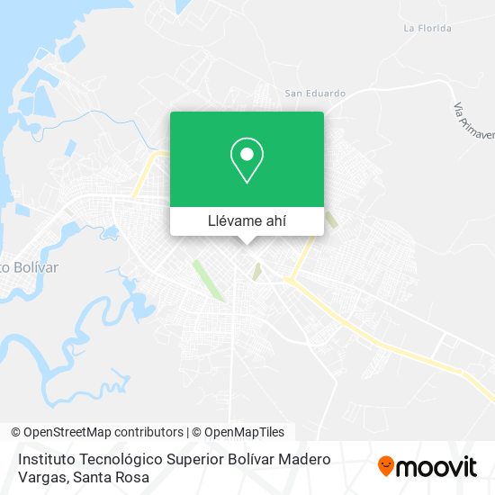 Mapa de Instituto Tecnológico Superior Bolívar Madero Vargas