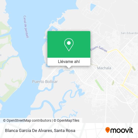 Mapa de Blanca Garcia De Alvares
