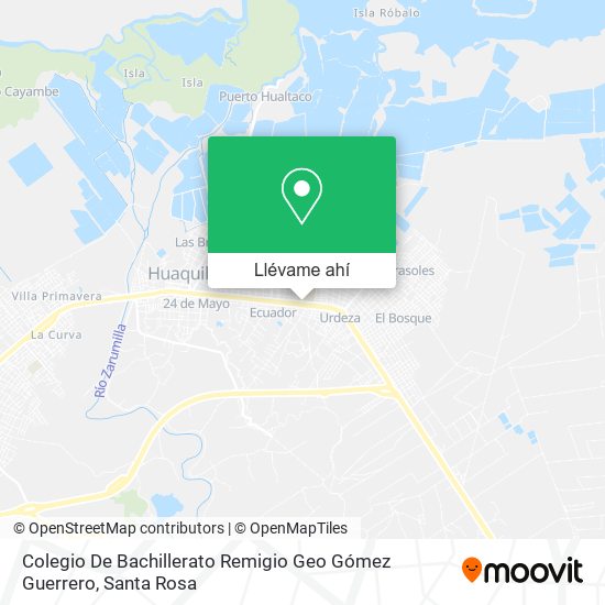 Mapa de Colegio De Bachillerato Remigio Geo Gómez Guerrero