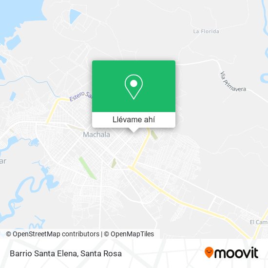 Mapa de Barrio Santa Elena