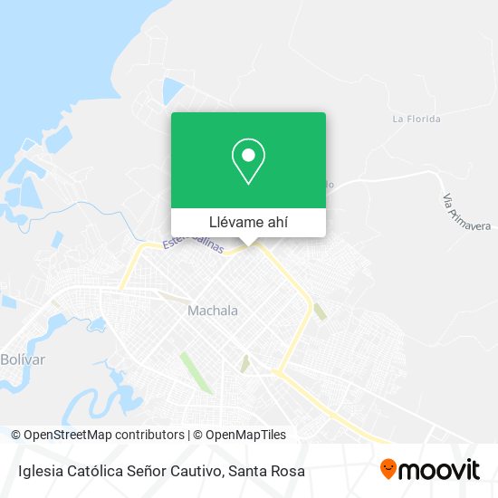 Mapa de Iglesia Católica Señor Cautivo