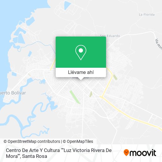 Mapa de Centro De Arte Y Cultura ""Luz Victoria Rivera De Mora""