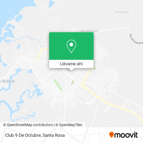 Mapa de Club 9 De Octubre