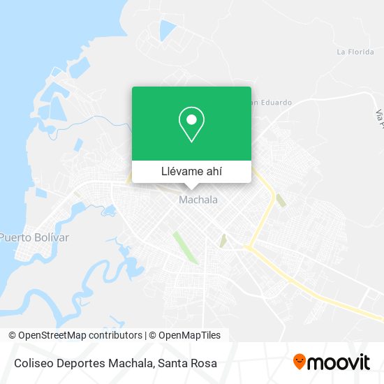 Mapa de Coliseo Deportes Machala