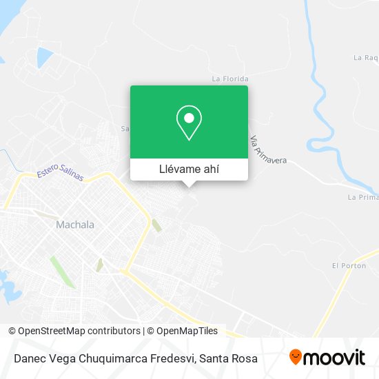Mapa de Danec Vega Chuquimarca Fredesvi