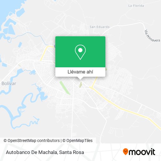 Mapa de Autobanco De Machala