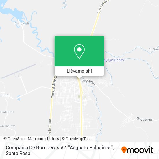 Mapa de Compañía De Bomberos #2 ""Augusto Paladines""