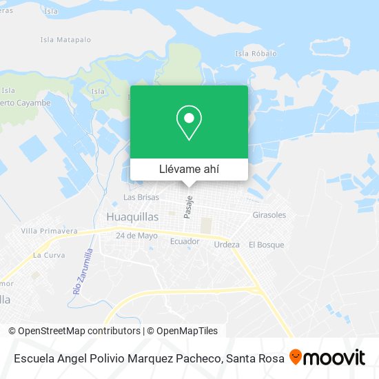 Mapa de Escuela Angel Polivio Marquez Pacheco