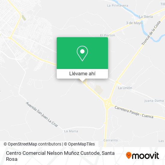Mapa de Centro Comercial Nelson Muñoz Custode