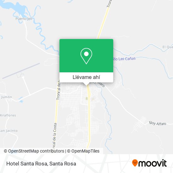 Mapa de Hotel Santa Rosa