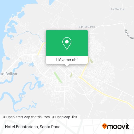 Mapa de Hotel Ecuatoriano