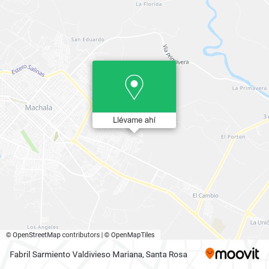 Mapa de Fabril Sarmiento Valdivieso Mariana