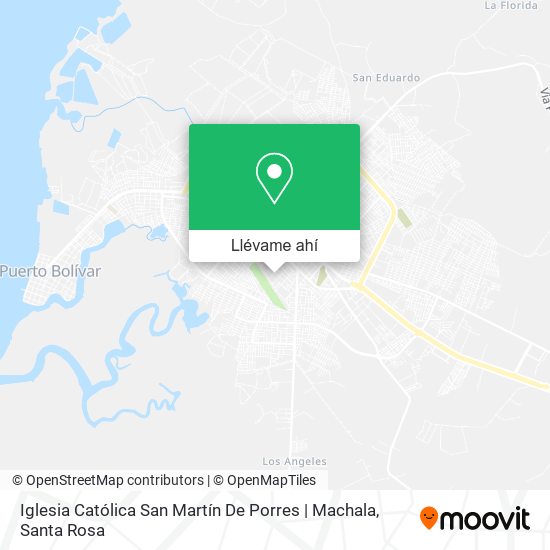 Mapa de Iglesia Católica San Martín De Porres | Machala