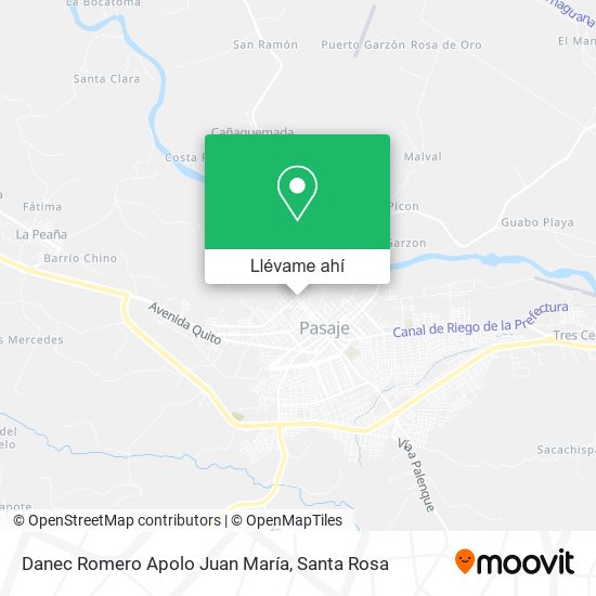 Mapa de Danec Romero Apolo Juan María